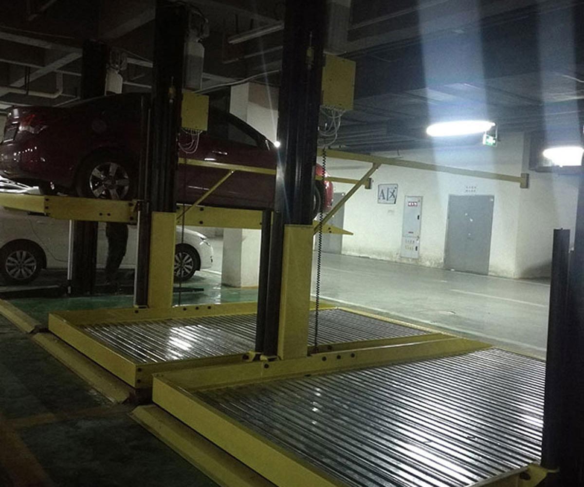 王益升降横移式机械式停车位改造