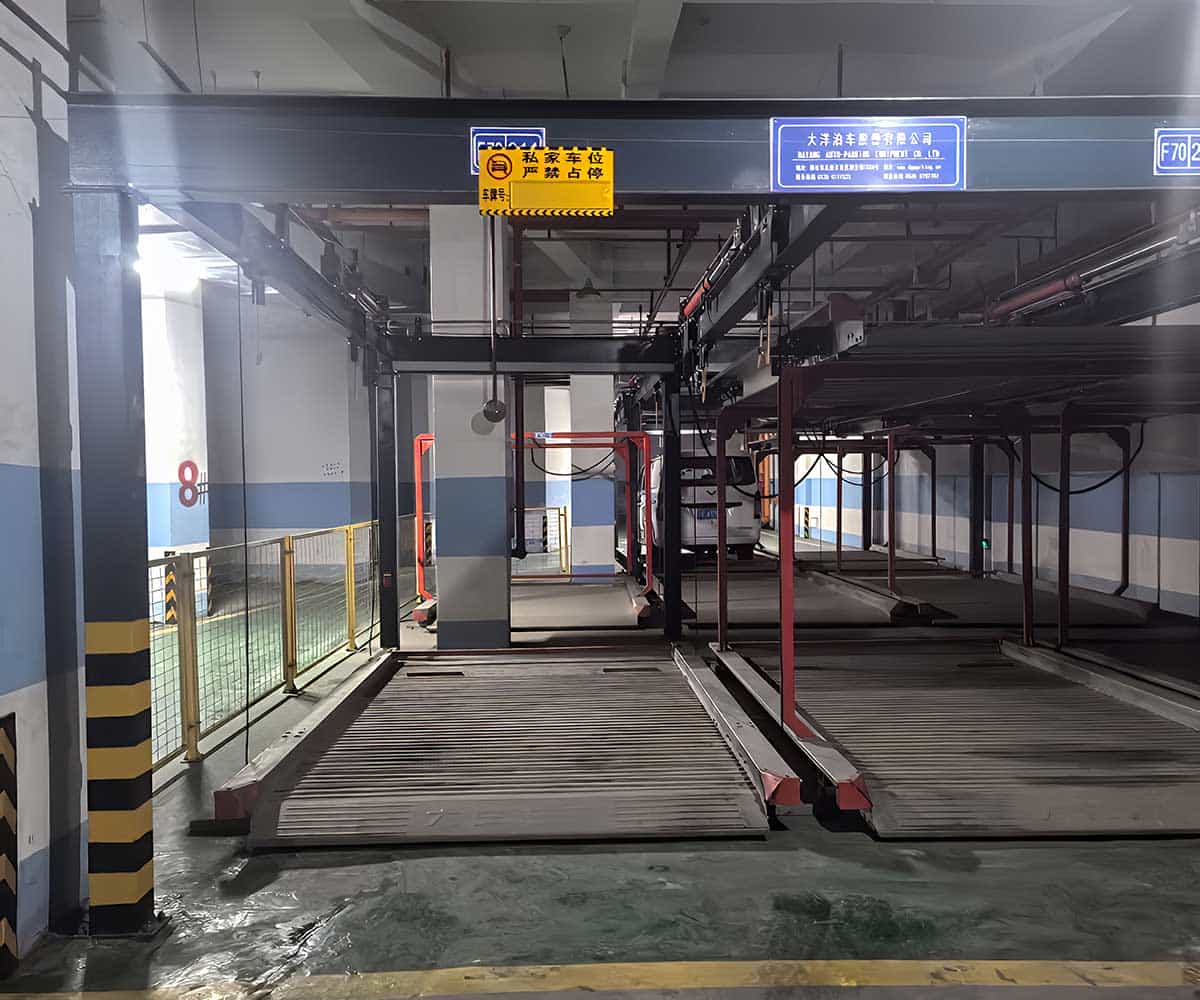 三台多层停车设备喷淋头安装规范探讨