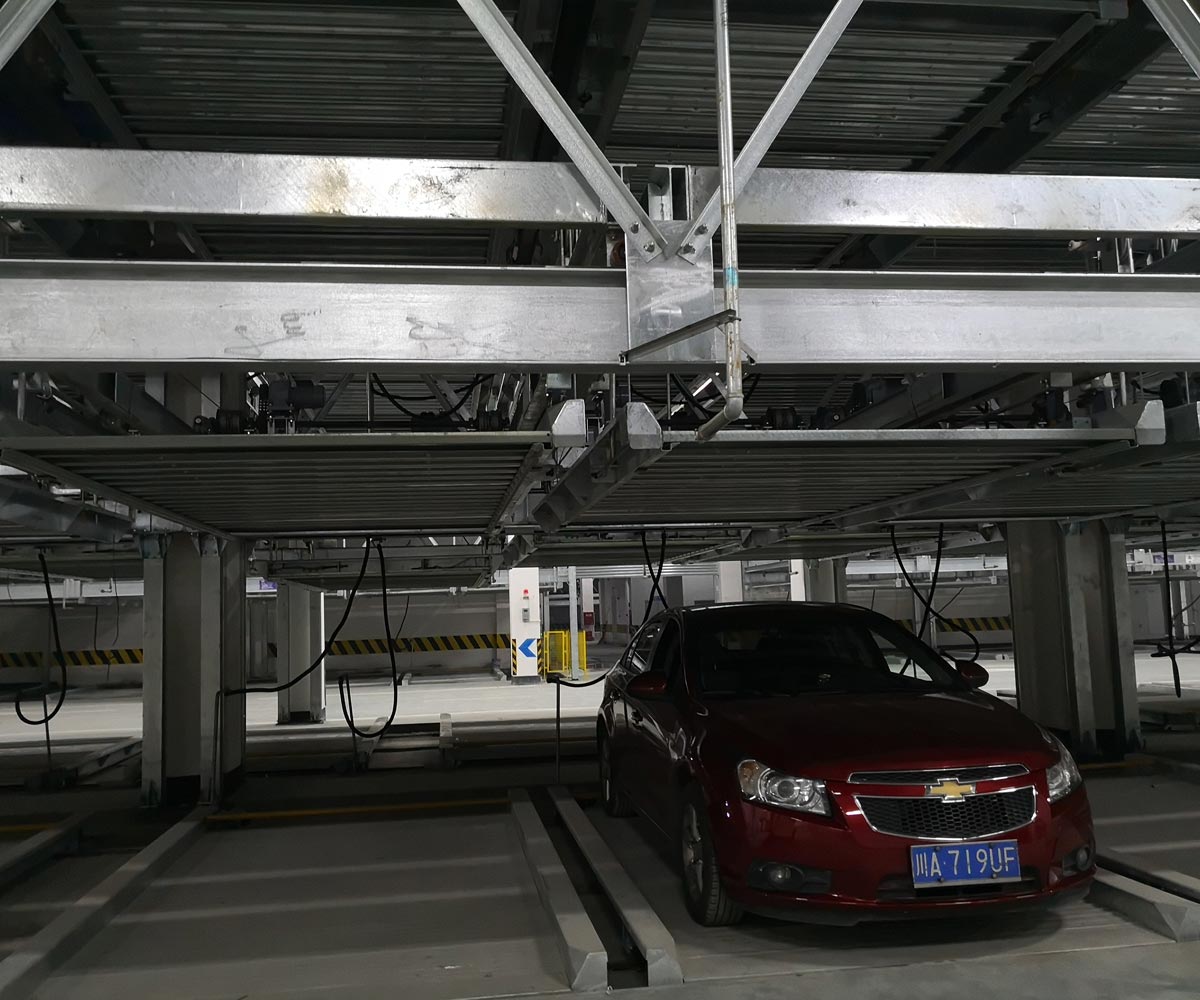 澄城双层升降平移机械立体停车设备