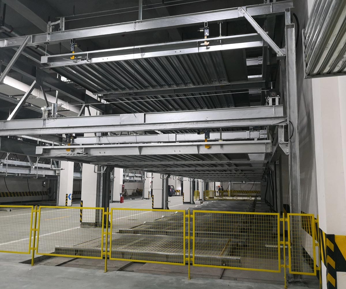 鄂州PSH5-D2五层带二层地坑式升降横移自动立体停车库